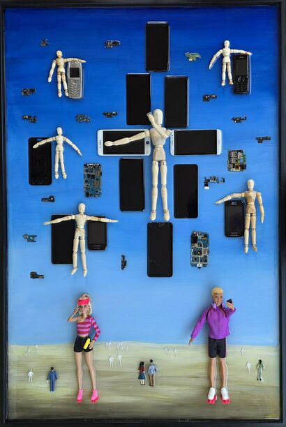 UNIVERSE 26 - a Paint Artowrk by Elana Rey